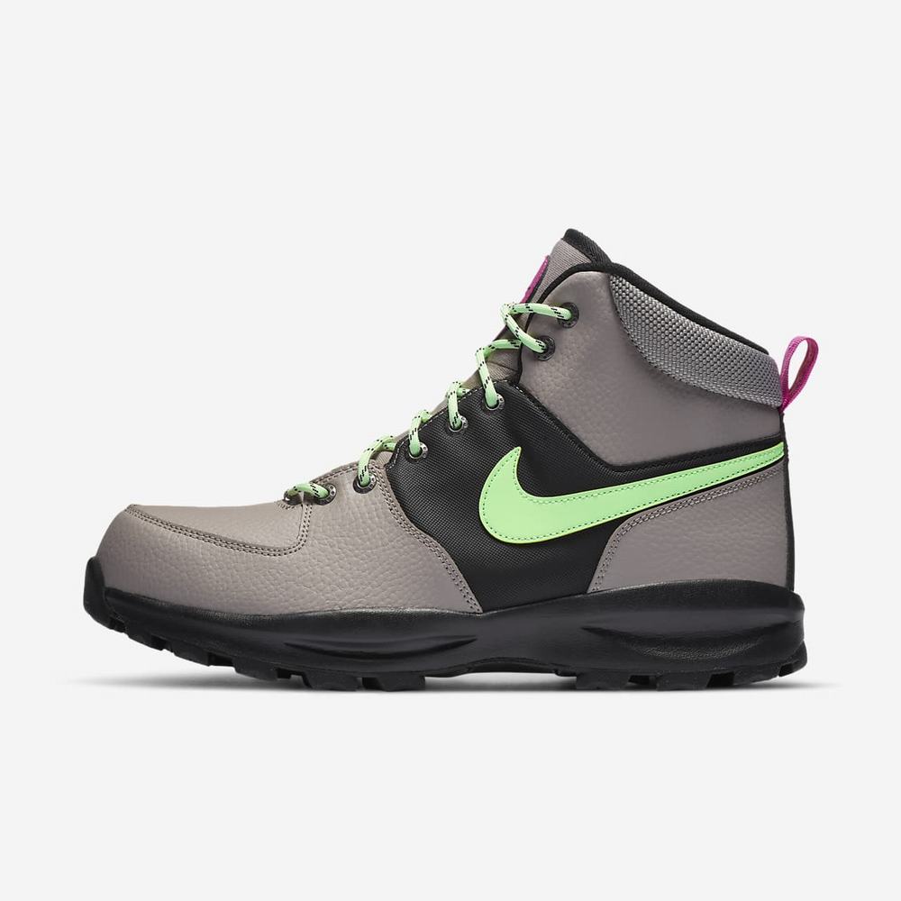 Sneakers Nike Manoa Leather SE Grise 4835-710 Enigma Stone/Active Fuchsia/Black/Vapor Green Homme | PFV-93926494